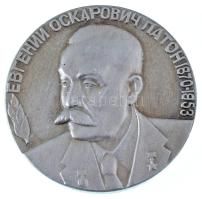 Szovjetunió DN Jevgenyij Oszkárovics Paton 1870-1953 / A munkában találtam meg az éltem értelmét fém emlékérem eredeti műanyag tokban (52mm) T:AU Soviet Union ND Evgeny Oskarovich Paton 1870-1953 / I found the meaning of my life in work metal medallion in original plastic case (52mm) C:AU