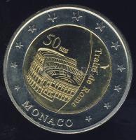 Monaco DN 2€ "Római szerződés" próbaveret! T:BU