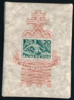 1940 10 db Árvíz (I.) blokk (12.000)