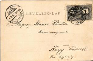 1899 (Vorläufer) Hortobágy, Alku birkákra, magyar folklór. Pongrácz Géza kiadása (EK)