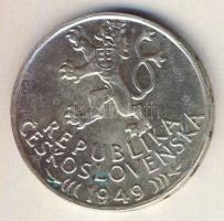 Csehszlovákia 1949. 100K Ag "Iglói bányászat 700. évfordulója" T:2