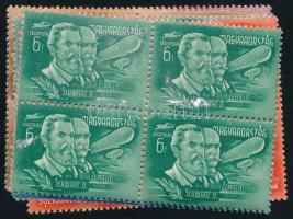 1948 Feltalálók - Felfedezők sor négyestömbökben (4.800)