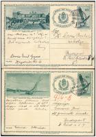 10 db RÉGI háború előtti levelezőlap képeslap/ 10 pre- 1945 postcard