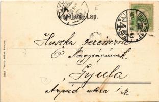 1907 Budapest I. Ferenc József Várkapu. Taussig Arthur 5129