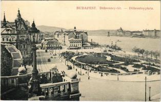 1912 Budapest I. Döbrentei tér, Tabán, Czigler-féle sarok palota, Stosz-féle vendéglő, Rácz fürdő (EK)