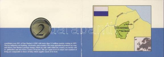 San Marino 2005. 2€ próbaveret, díszkiadásban! T:BU