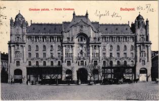 1912 Budapest V. Gresham palota. Divald Károly 1667-1907.