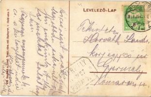 1911 Budapest VI. Református egyház skót elemi és polgári iskolája. Vörösmarty utca 49. + "GYER...