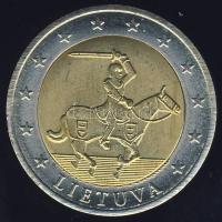 Litvánia DN 2€ próbaveret T:BU