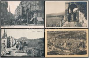 21 db RÉGI külföldi város képeslap / 21 pre-1945 Europian town-view postcards