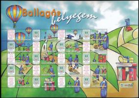 2007 Ballagás bélyegem (IV.) - Hőlégballon promóciós teljes ív (7.500)