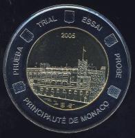 Monaco 2005. 2€ próbaveret! T:BU