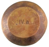 1985. "Ballagásunk emlékére szeretettel tanárainknak 1985 / IV.a" piarista iskolai bronz e...