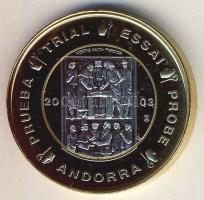 Andorra 2003. 1€ próbaveret! T:BU