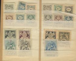 1889 III. vízjel 19 db klf érték