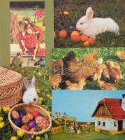 Kb. 100 db MODERN húsvéti üdvözlő motívum képeslap / Cca. 100 modern Easter greeting motive postcards