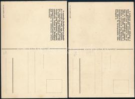 2 db magyar mezőgazdasági propagandalap; kaliforniai pajzstetű, almavarasodás