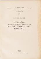 Gerics József: Legkorábbi gesta-szerkesztéseink keletkezésrendjének problémái. Értekezések a történeti tudományok Köréből. Új sorozat 22. Bp., 1961, Akadémiai Kiadó. Kiadói papírkötés, kissé foltos borítóval. Megjelent 600 példányban.