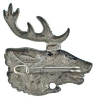 DN Szarvast ábrázoló Ni vadászjelvény (~30x28mm) T:AU