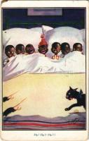 1916 Ha! Ha!! Ha!!! Black children with cat and mouse (EM)