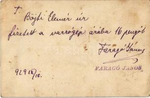 1929 Köhler varrógép marad és lesz mindig a legjobb / Sewing machine advertisement (non PC) (fl)