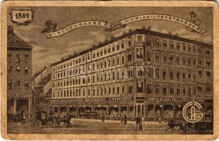 Wien, Vienna, Bécs; The Gerngross department stores in the year 1889, 10 years after foundation (EB)