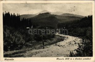 1944 Havasalja, Tibava; Hoverla a Studeni patakkal / creek, mountain (Rb)