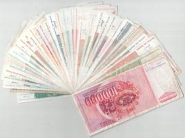 Jugoszlávia 1985-1994. 1D - 500.000.000.000D (35xklf) T:F
Yugoslavia 1985-1994. 1 Dinar - 500.000.0...