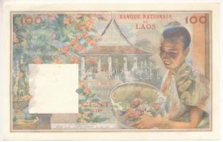 Laosz DN (1957-1962) 100K "G.11 06877" T:AU kis folt, tűzőgép ly.
Laos ND (1957-1962) 100...