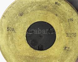 2004, Trend-Fix Kft, katonai lőszer-megsemmisítéssel foglalkozó cég reklámjával lőszerhüvely váza. B...