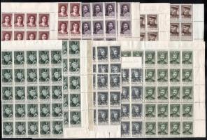 1952 91 db A Néphadsereg Napja (II.) sor összefüggésekben, nagy ívdarabokban (109.200)