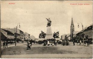 Arad, Kossuth Lajos szobor / square, monument (EK)