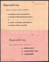 1925 Stühmer Frigyes cég 3 db fejléces számla és levelezőlap