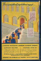 1937 Magyar Államvasutak Takarék és segélyszövetkezete reklám kiadvány. litho címlappal s: D. Szabó 22p.