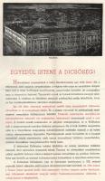 1938 A Debreceni Tisza István Egyetem 400 jubileumára szóló meghívó és program. Zsinórfűzve, hajtva ...