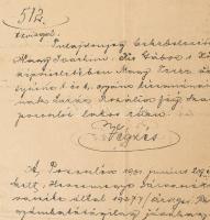 1880-1902 3 db különböző végzés