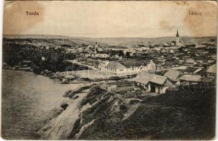 1916 Torda, Turda; látkép / general view (vágott / cut)