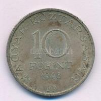 1948. 10Ft Ag "Széchenyi" T:XF ph., patina Adamo EM2