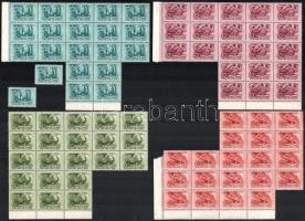1940 21 db Repülő alap (II.) sor nagyrészt összefüggő ívdarabokban (16.800)