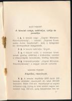 1900 Az Ungvári Műmalom Rt. Alapszabályai. 22 + 2 p