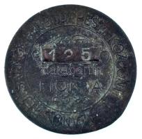 ~1930. "Üvegbetétjegy / Budapesti Központi Általános Tejcsarnok Rt. 125. sz. fiókja" 40f s...