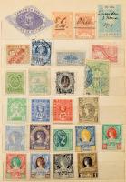 Magyar és vegyes külföldi Okmánybélyeg és Levélzáró tétel (kb. 290 db), benne sok régivel és különlegességgel 6 lapos piros közepes berakóban. Érdemes megnézni!