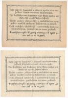 1849. 15kr + 30kr T:F egyiken tűlyukak, egyébként szép papír Adamo G102, G103
