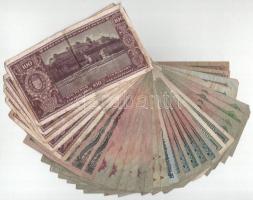 32db-os Pengő bankjegytétel T:F,VG közte szép papír