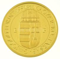 1991. 10.000Ft Au "II. János Pál pápa látogatása" dísztokban, tanúsítvánnyal (6,98g/0.986)...