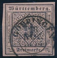 1851 Mi 4b Heinrich vizsgálójellel (Mi EUR 130,-)