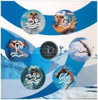 2017. 5Ft-200Ft (6xklf) forgalmi sor szettben + 2017. 50Ft Cu-Ni "17. FINA Világbajnokság"...