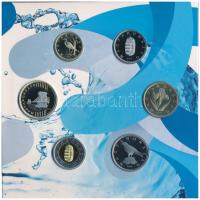 2017. 5Ft-200Ft (6xklf) forgalmi sor szettben + 2017. 50Ft Cu-Ni "17. FINA Világbajnokság"...