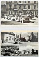 Kb. 200 db MODERN magyar város képeslap albumban, főleg az 1950-es évekből / Cca. 200 MODERN Hungari...