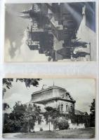Kb. 200 db MODERN magyar város képeslap albumban, főleg az 1950-es évekből / Cca. 200 MODERN Hungari...